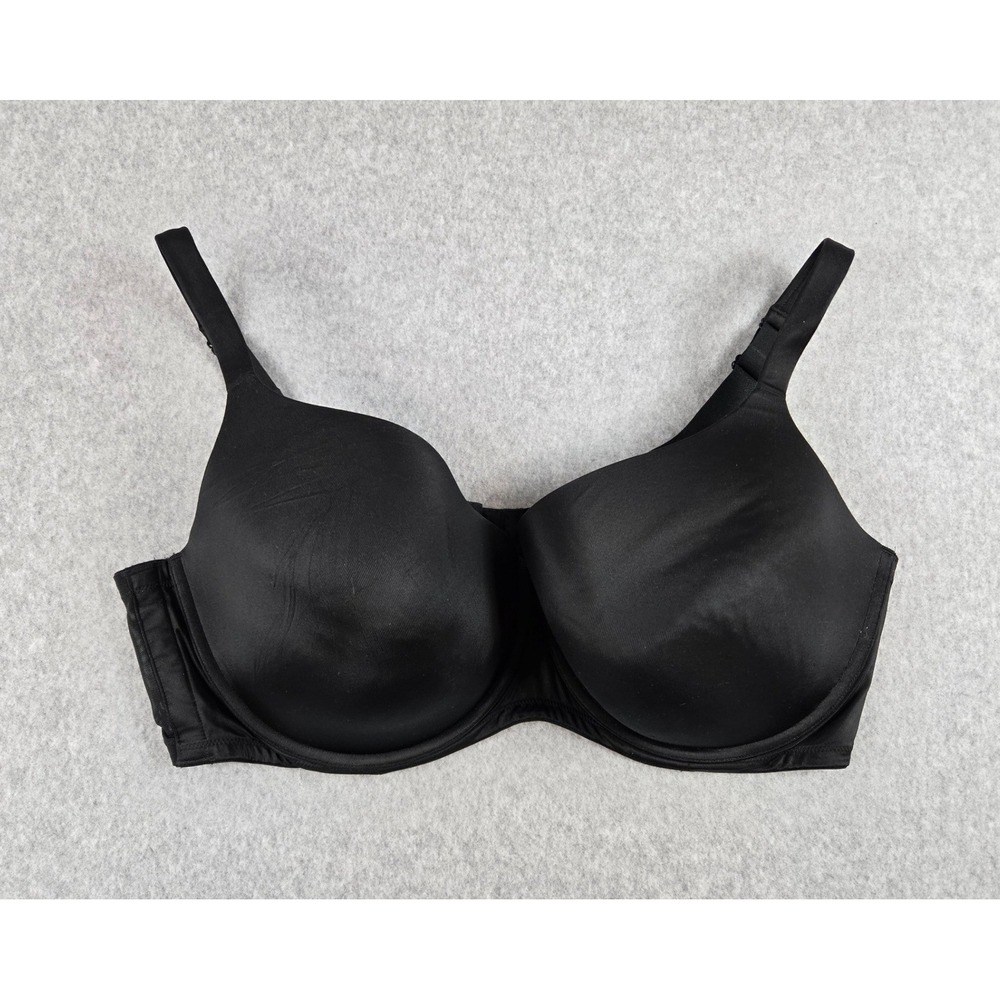 Cacique Black Full Coverage Underwire T-Shirt Bra 46DDD